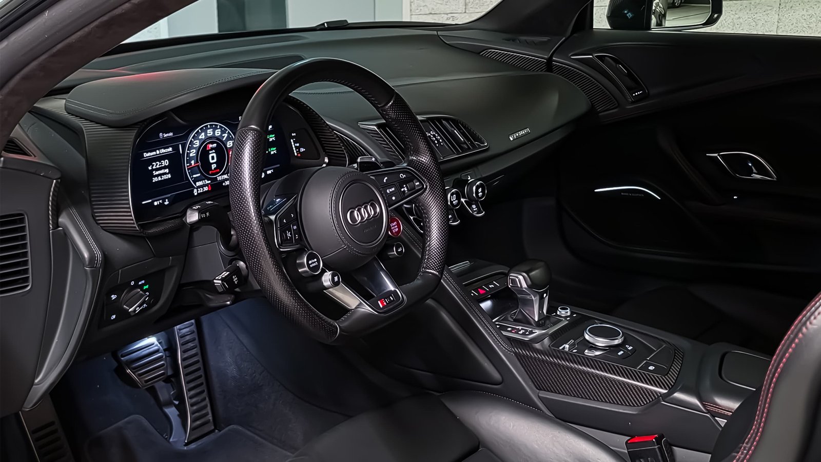 Audi R8 Interior Dash Wide