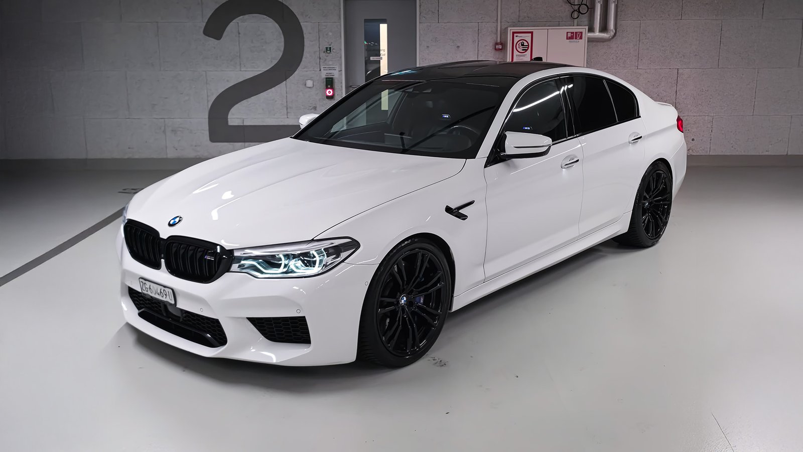 BMW M5 Front Wide