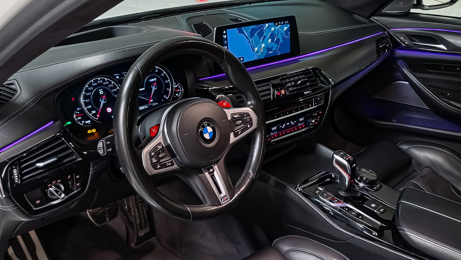 BMW M5 Interior Dash Wide